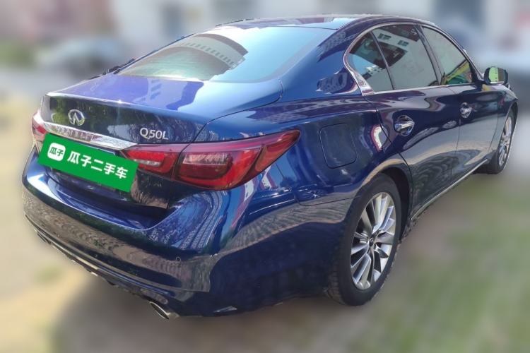Used Infiniti Q50L 2021 2.0T Enjoyment Edition Rear Right 45 Deg