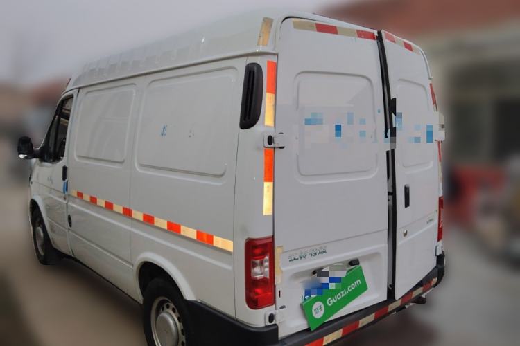 Used JMC Transit 2019 2.8T Commercial Version Short Wheelbase Mid-Roof 3-Seater China VI Standard JX493