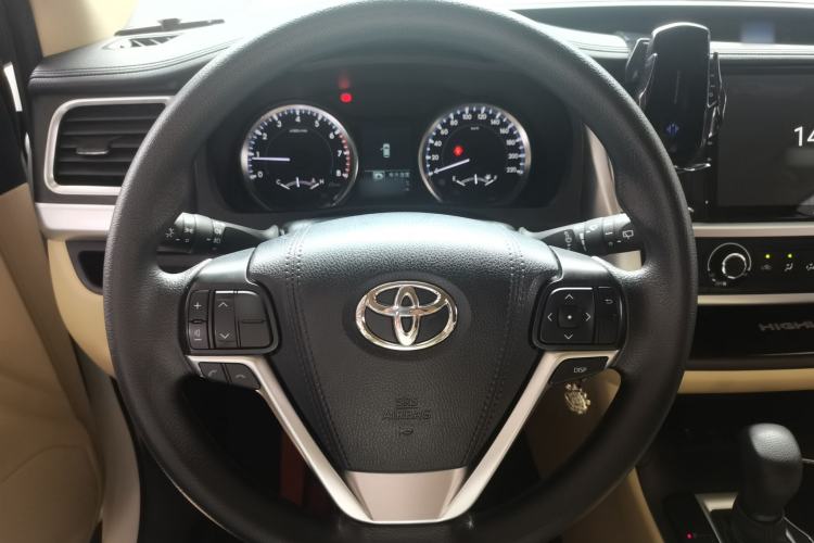 Used Toyota Highlander 2021 2.0T Four-Wheel Drive Elite Edition 7-Seater Steering Wheel