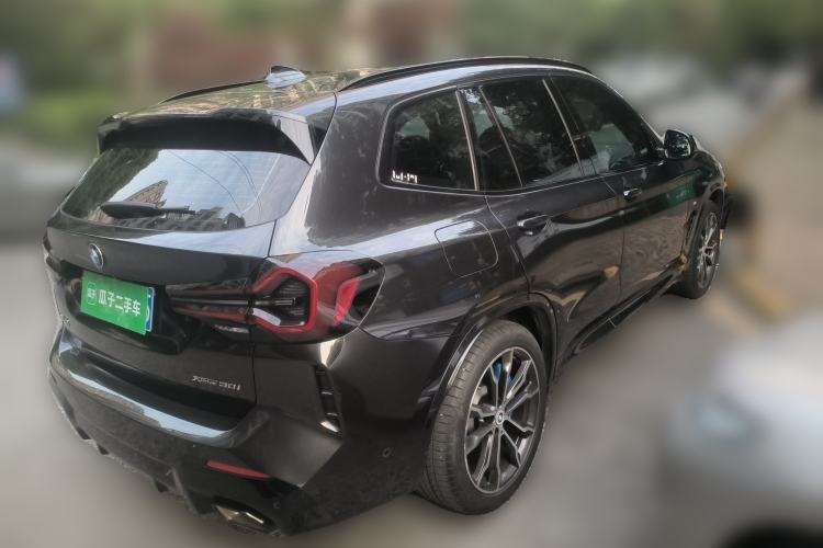 Used BMW X3 2022 Facelift xDrive30i Luxury Edition M Night Edition Package Rear Right 45 Deg