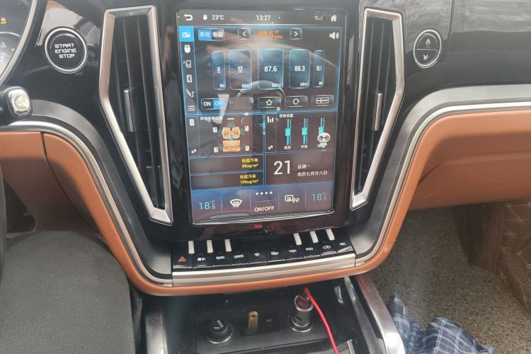 Used Zotye T700 2017 1.8T Dual-Clutch Flagship Model Audio And AC Panel