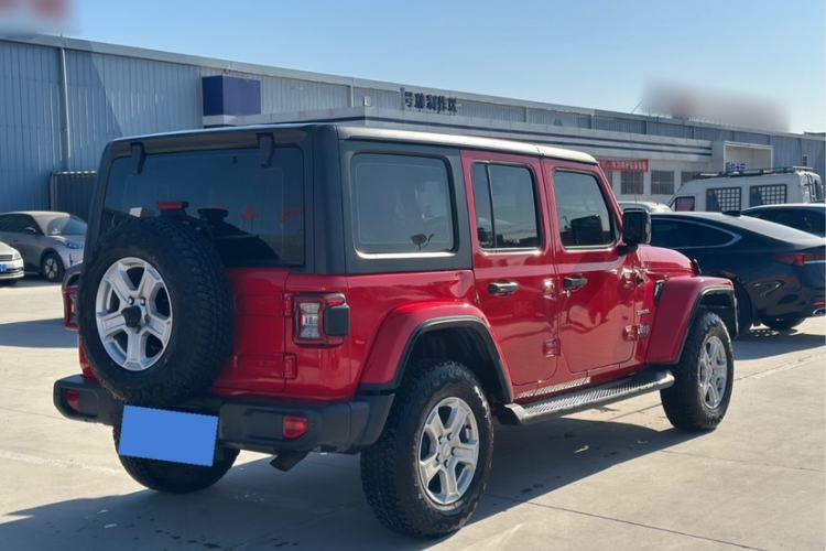Used Jeep Wrangler 2019 2.0T Sahara Four-Door Version China VI Emission Standard