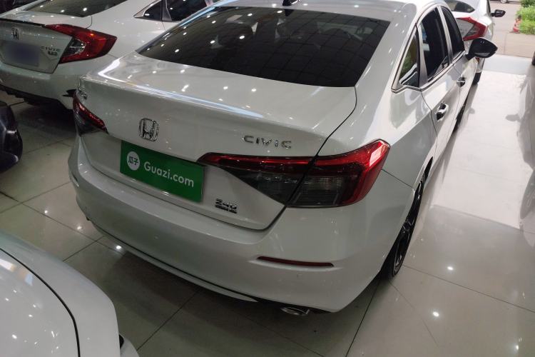 Used Honda Civic 2022 240TURBO CVT Dynamic Edition Rear Right 45 Deg