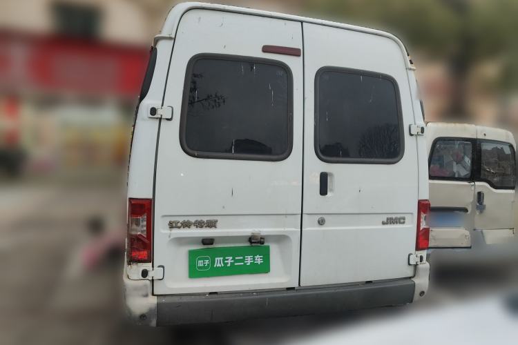 Used JMC Transit 2019 2.8T Commercial Version Long Wheelbase Mid-Roof 6-Seater Rear Single Tire China VI Emission Standard – JX493 Rear