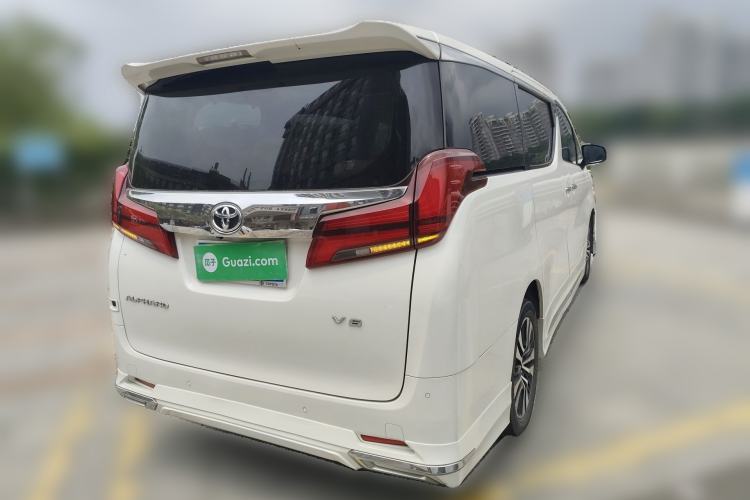 Used Toyota Alphard 2018 Revised Version 3.5L Luxury Edition Rear Right 45 Deg