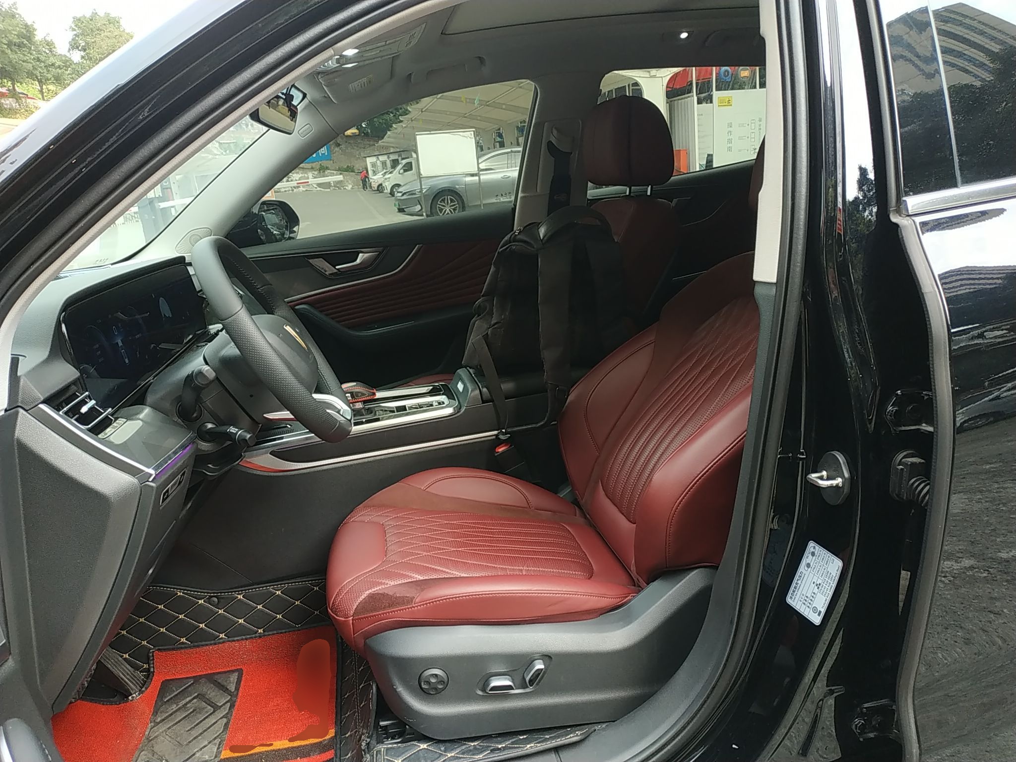 Переднее сиденье в автомобиле