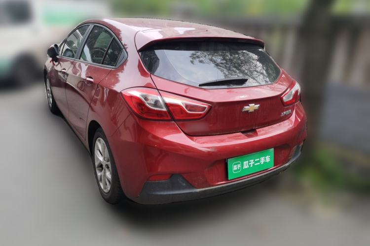 Used Chevrolet Cruze 2017 1.5L Hatchback Automatic Pioneer Sunroof Edition Rear Left 45 Deg