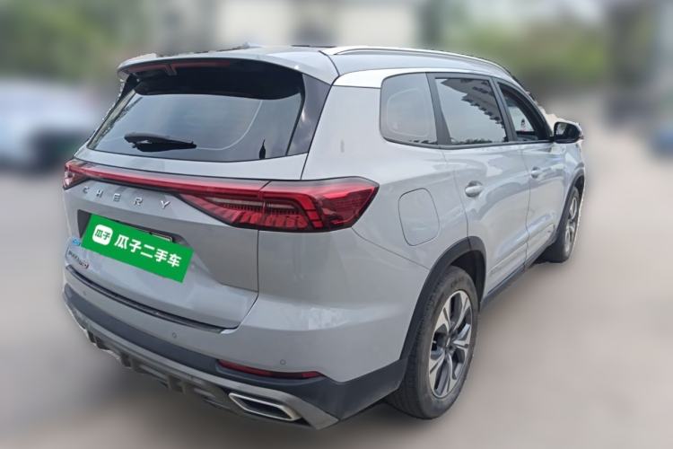 Used Chery Tiggo 8 PRO New Energy 2023 Champion Edition 1.5T 100km Glory Version Rear Right 45 Deg