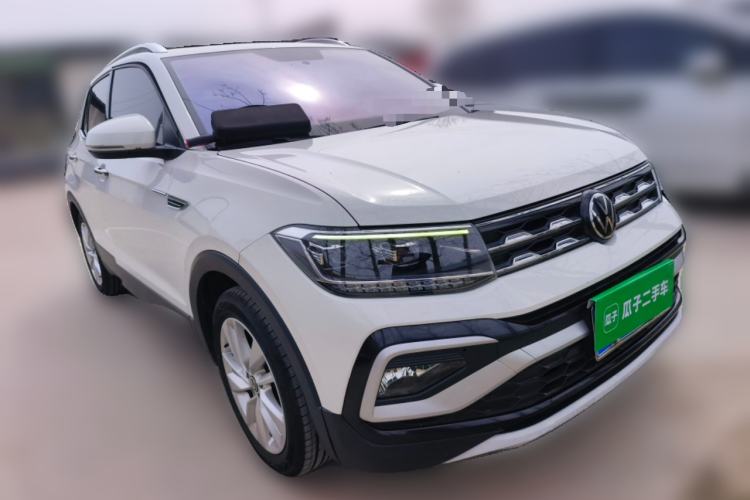 Used Volkswagen T-Cross 2022 1.5L Automatic Comfort Edition Front Right 45 Deg