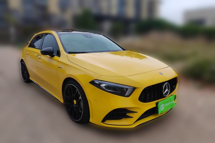 Used Mercedes-Benz A AMG 2020 AMG A 35 4MATIC Front Right 45 Deg