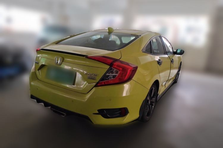 Used Honda Civic 2019 220TURBO CVT Dynamic Edition China V Emission Standard Rear Right 45 Deg