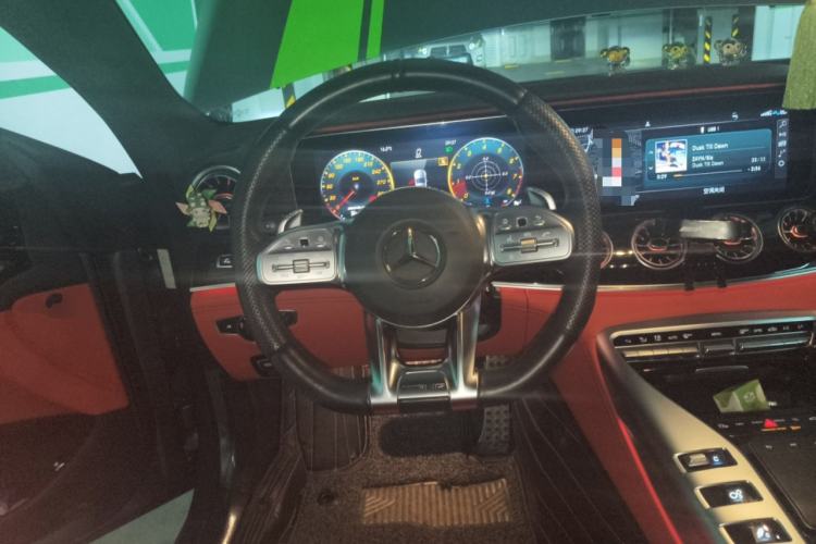 Used Mercedes-Benz AMG GT 2019 AMG GT 50 four-door sports car Steering Wheel