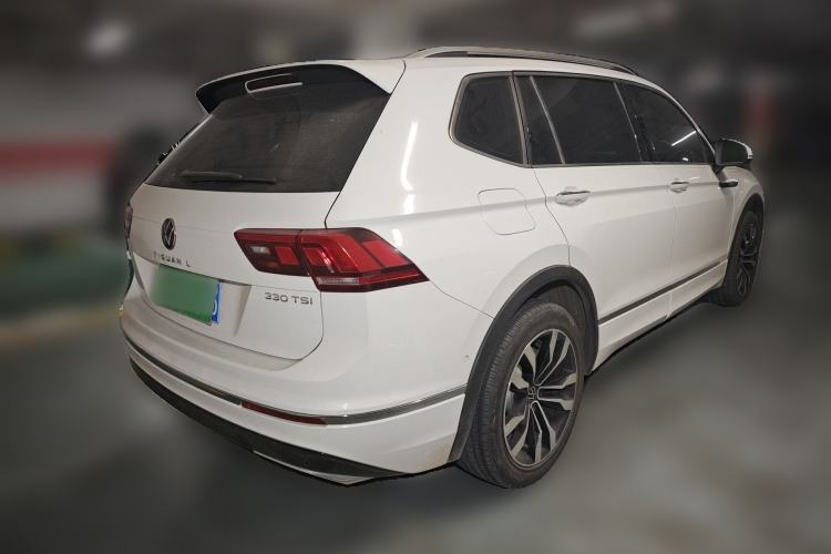 Used Volkswagen Tiguan L 2021 330TSI Automatic Two-Wheel Drive R-Line Enhanced Edition Rear Right 45 Deg
