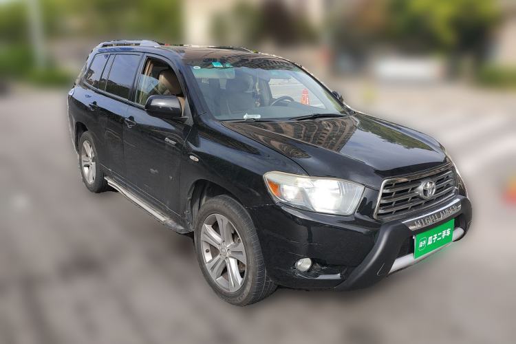 Used Toyota Highlander 2009 2.7L Two-Wheel Drive 7-Seater Luxury Navigation Edition Front Right 45 Deg