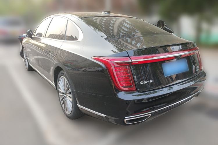 Used Hongqi H9 2020 2.0T Smart Connect Flagship Edition Rear Left 45 Deg