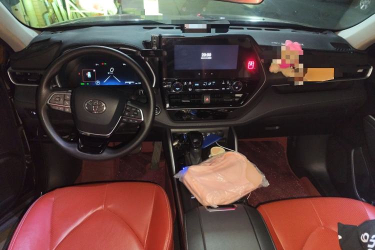 Used Toyota Highlander 2024 2.5L Smart Electric Hybrid Dual-Motor Two-Wheel-Drive Elite Edition 5 Seats Center Console