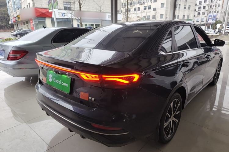 Used Geely Auto Emgrand 2022 4th Generation 1.5L CVT Flagship Model Rear Right 45 Deg