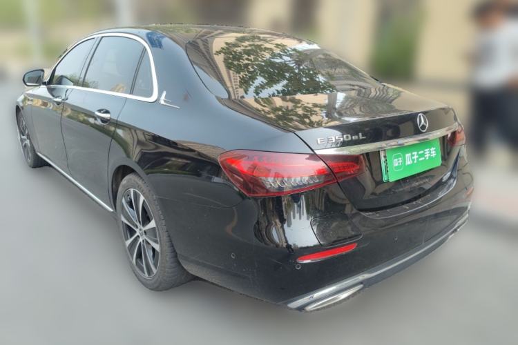 Used Mercedes-Benz E-Class New Energy 2022 Second Facelift E 350 e L Plug-in Hybrid Sedan Rear Left 45 Deg