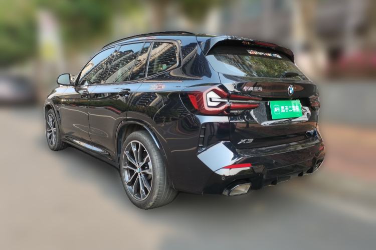 Used BMW X3 2022 xDrive30i Luxury Model M Night Sky Package Rear Left 45 Deg