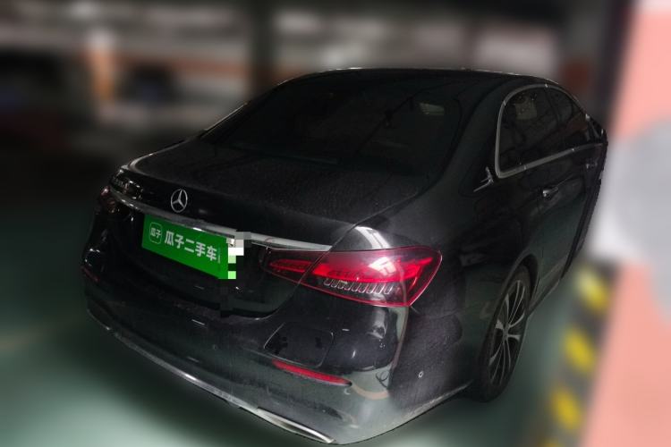 Used Mercedes-Benz E-Class New Energy 2022 Second Facelift E 350 e L Plug-in Hybrid Sports Sedan Rear Right 45 Deg