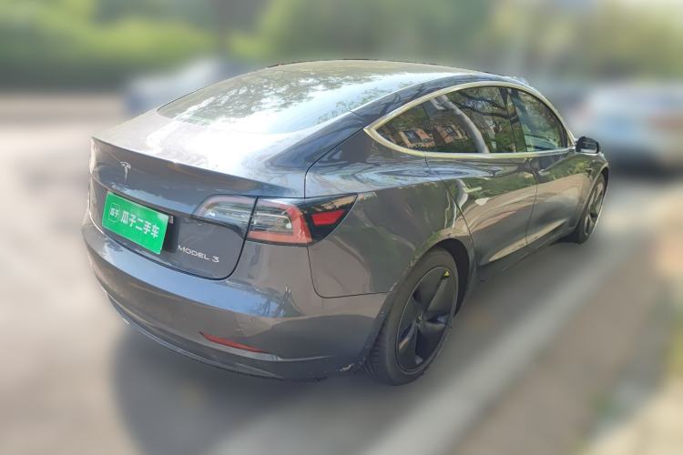 Used Tesla Model 3 2019 Standard Range Rear-Drive Upgraded Version Rear Right 45 Deg
