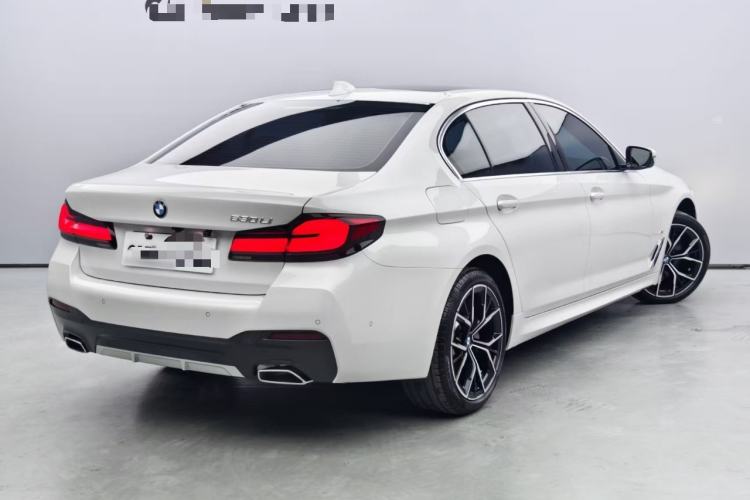 Used BMW 5 Series 2021 Restyled 530Li Luxury Edition M Sport Package Rear Right 45 Deg