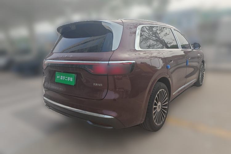 Used Hima AITO M8 2025 Extended-Range Max+ Version 53.4 kWh 6-Seater Edition Rear Right 45 Deg