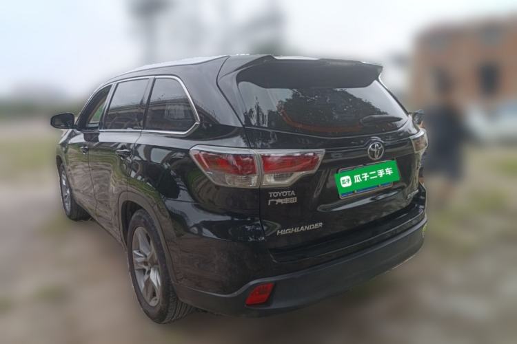 Used Toyota Highlander 2017 2.0T Four-Wheel Drive Luxury Edition 7 Seats Rear Left 45 Deg