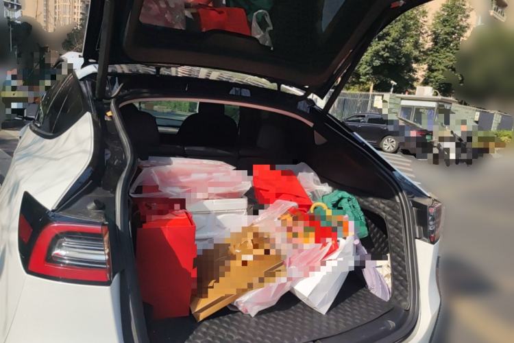 Used Tesla Model Y 2021 Standard Range Rear-Wheel Drive Version Trunk