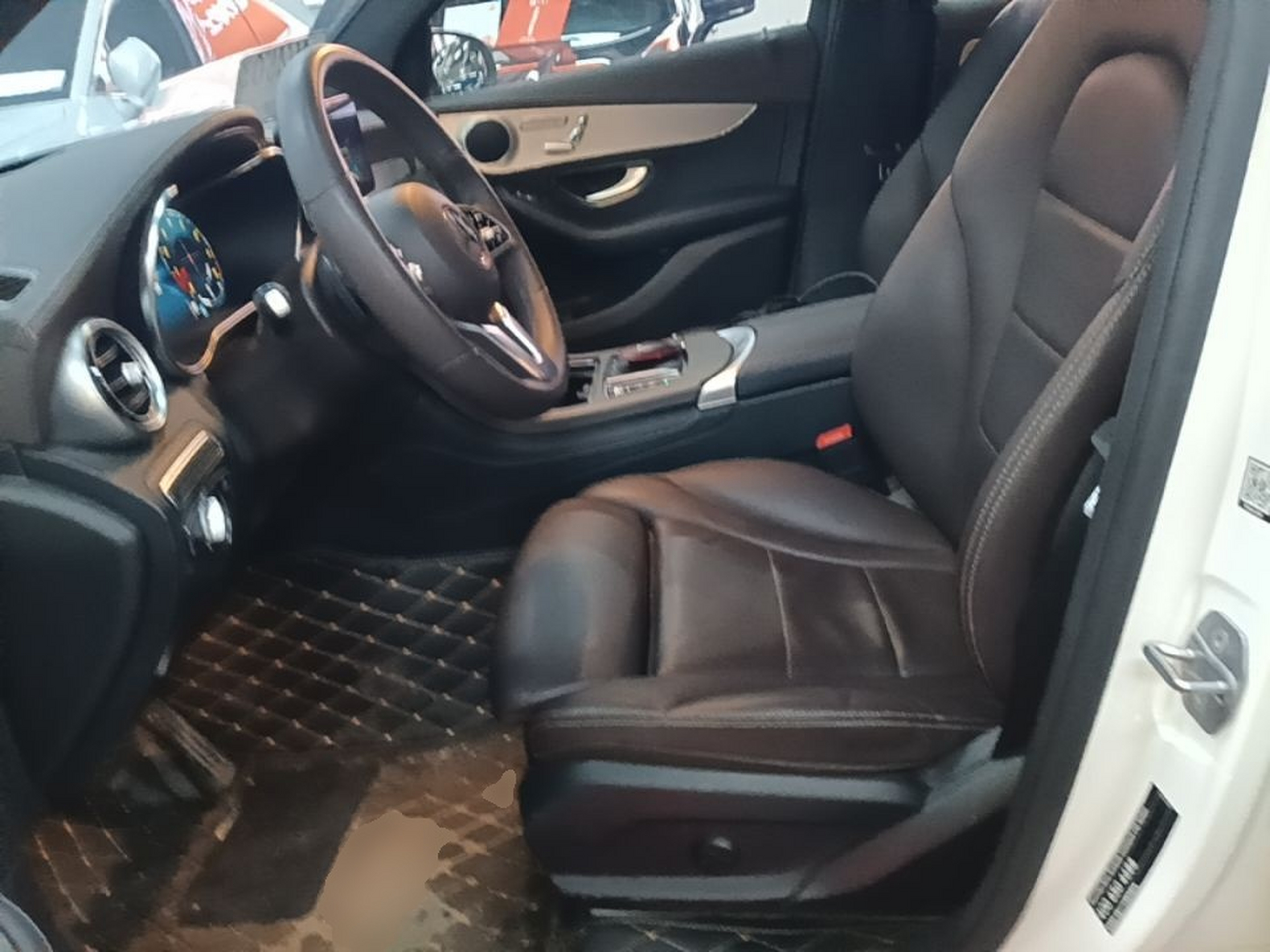 A primeira fila do carro