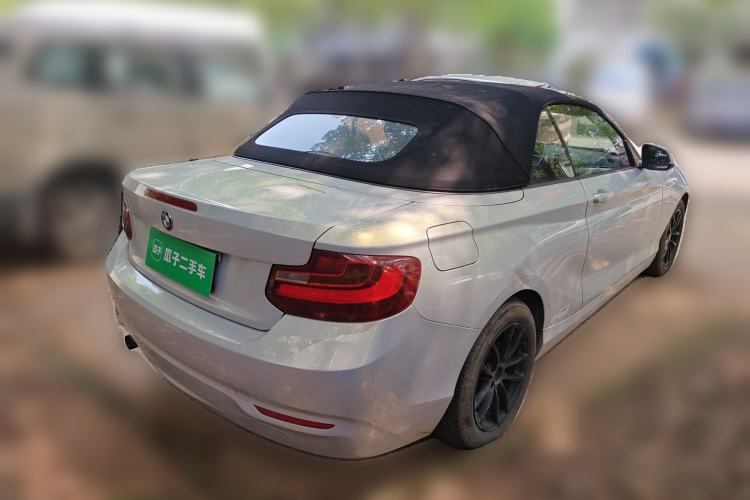 Used BMW 2 Series 2015 218i Convertible Coupe Rear Right 45 Deg
