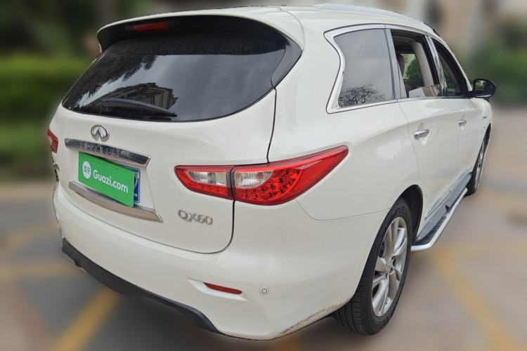 Used Infiniti QX60 2014 2.5 S/C Hybrid Two-Wheel Drive Excellence Edition Rear Right 45 Deg