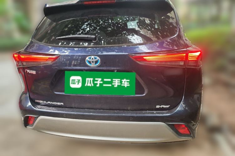 Used Toyota Highlander 2022 Dual-Engine 2.5L Four-Wheel Drive Prestige Version 7 Seats Rear