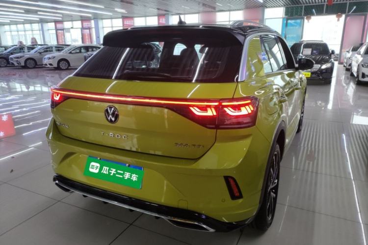 Used Volkswagen T-ROC 2023 300TSI DSG Two-Wheel Drive Starlight Edition Rear Right 45 Deg