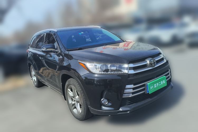 Used Toyota Highlander 2018 2.0T Four-Wheel Drive Supreme Edition 7-Seater China VI Front Right 45 Deg