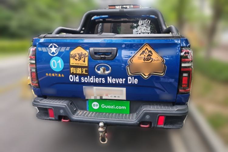 Used Great Wall Poer 2020 2.0T Off-Road Edition Automatic Diesel 4x4 Advanced Version with Trailer Capability GW4D20M Rear