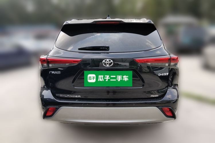 Used Toyota Highlander 2022 380T Four-Wheel Drive Prestige Edition 7-Seater Rear