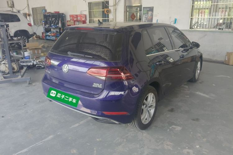 Used Volkswagen Golf 2019 280TSI DSG Comfort Version China V Standard Rear Right 45 Deg