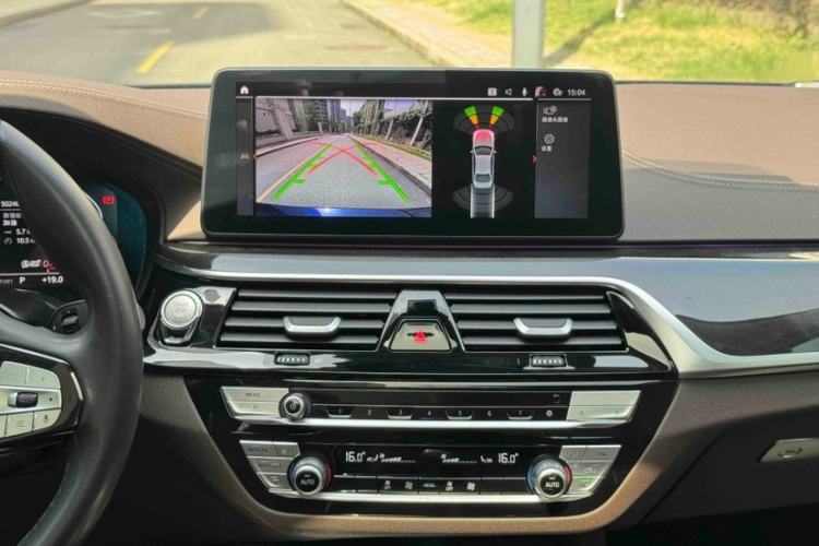 Used BMW 5 Series 2021 Updated Version 525Li Luxury Package Audio And AC Panel