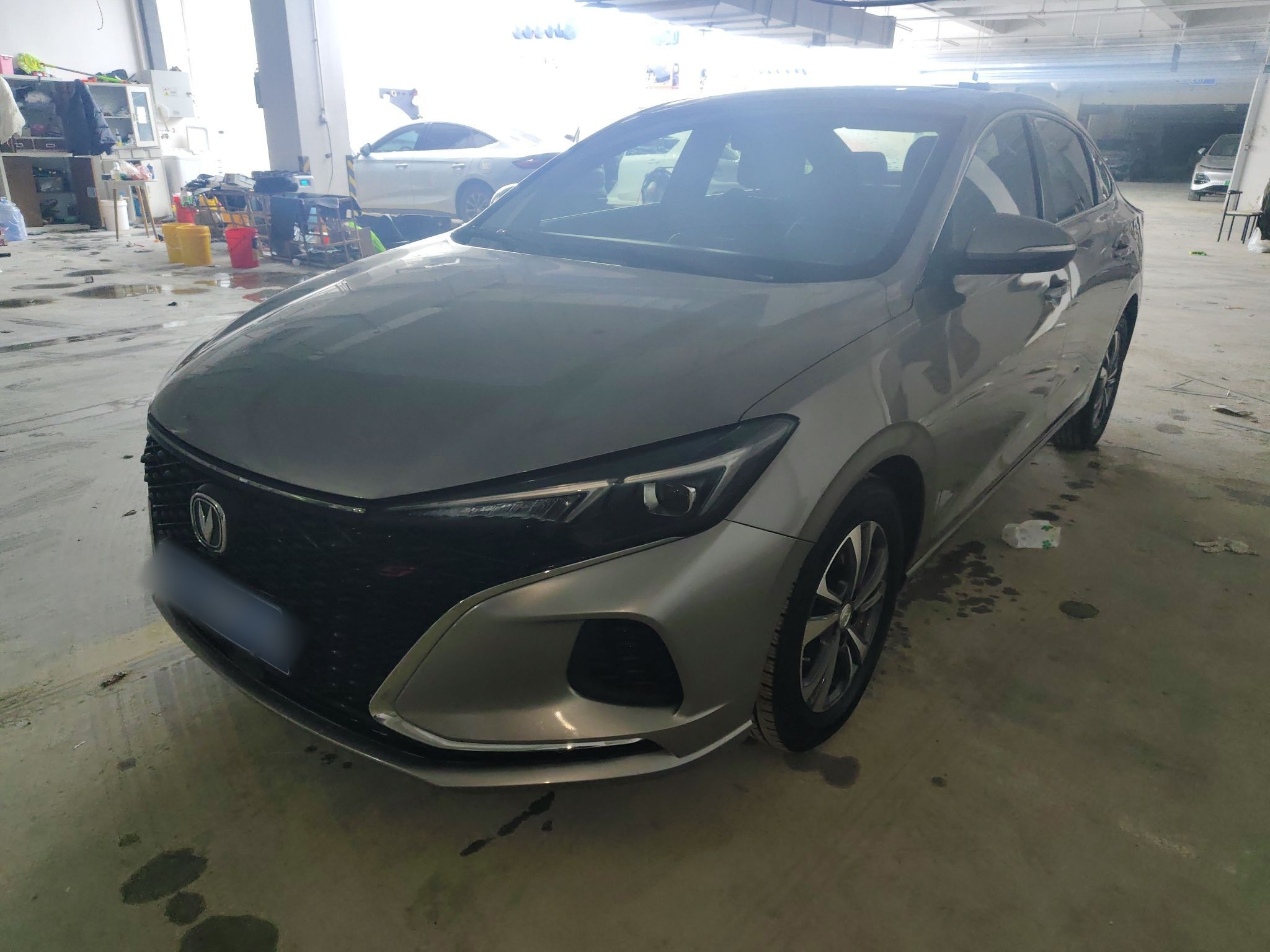 تحت مقدمة السيارة