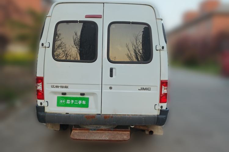 Used JMC Transit 2019 2.8T Commercial Version Short Wheelbase Mid-Roof 6-Seater China VI JX493 Rear