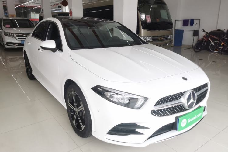 Used Mercedes-Benz A-Class 2022 Restyled A 200 L Sport Sedan Dynamic Version Front Right 45 Deg