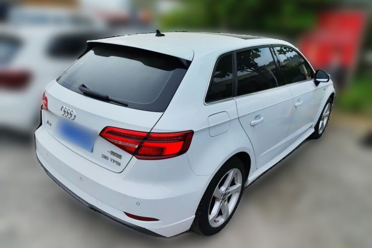 Used Audi A3 2020 Sportback 35 TFSI Fashion Edition China VI Emission Standard Rear Right 45 Deg