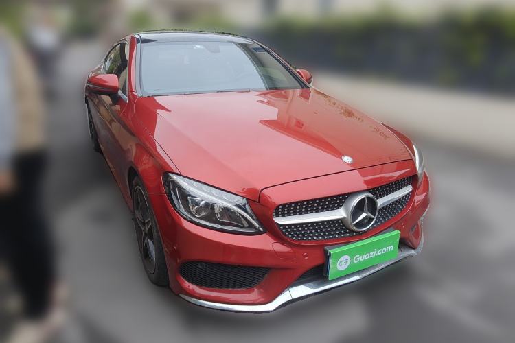 Used Mercedes-Benz C-Class 2016 C 200 Coupe Front Right 45 Deg