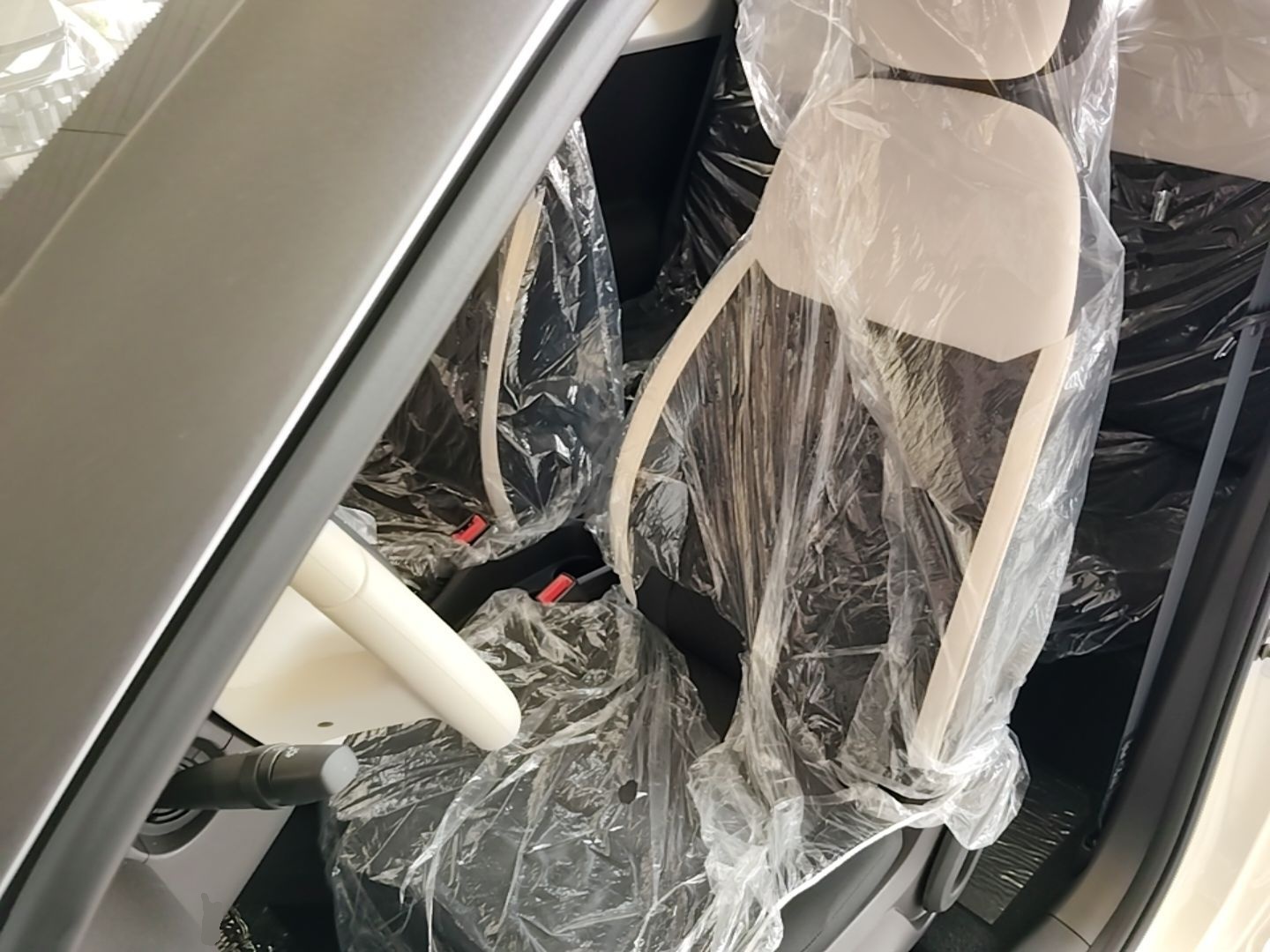 A primeira fila do carro