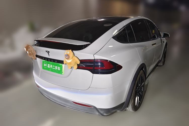 Used Tesla Model X 2019 Long-Range Version Rear Right 45 Deg