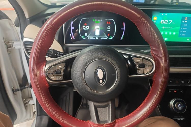 Used ORA White Cat 2022 Upgraded Model 305km Range Luxury Version Lithium-Ion Battery Steering Wheel