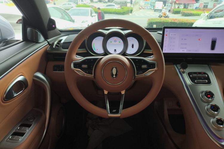 Used ORA Lightning Cat 2022 555 km Luxury Edition Steering Wheel