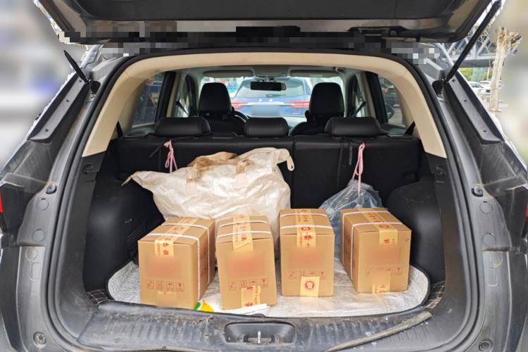 Used CHANGAN CS35PLUS 2021 Blue Whale NE 1.4T DCT Luxury Model Trunk