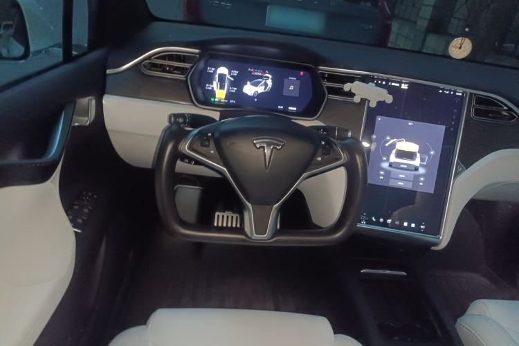 Used Tesla Model X 2016 X P100D Performance High-Performance Edition Steering Wheel